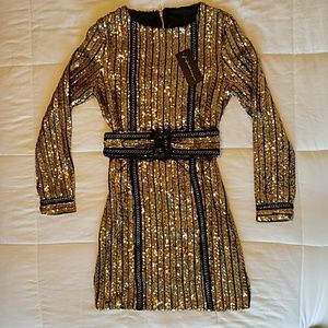 STILL AVAILABLE! Gold & Silver - Sequin Mini Dress